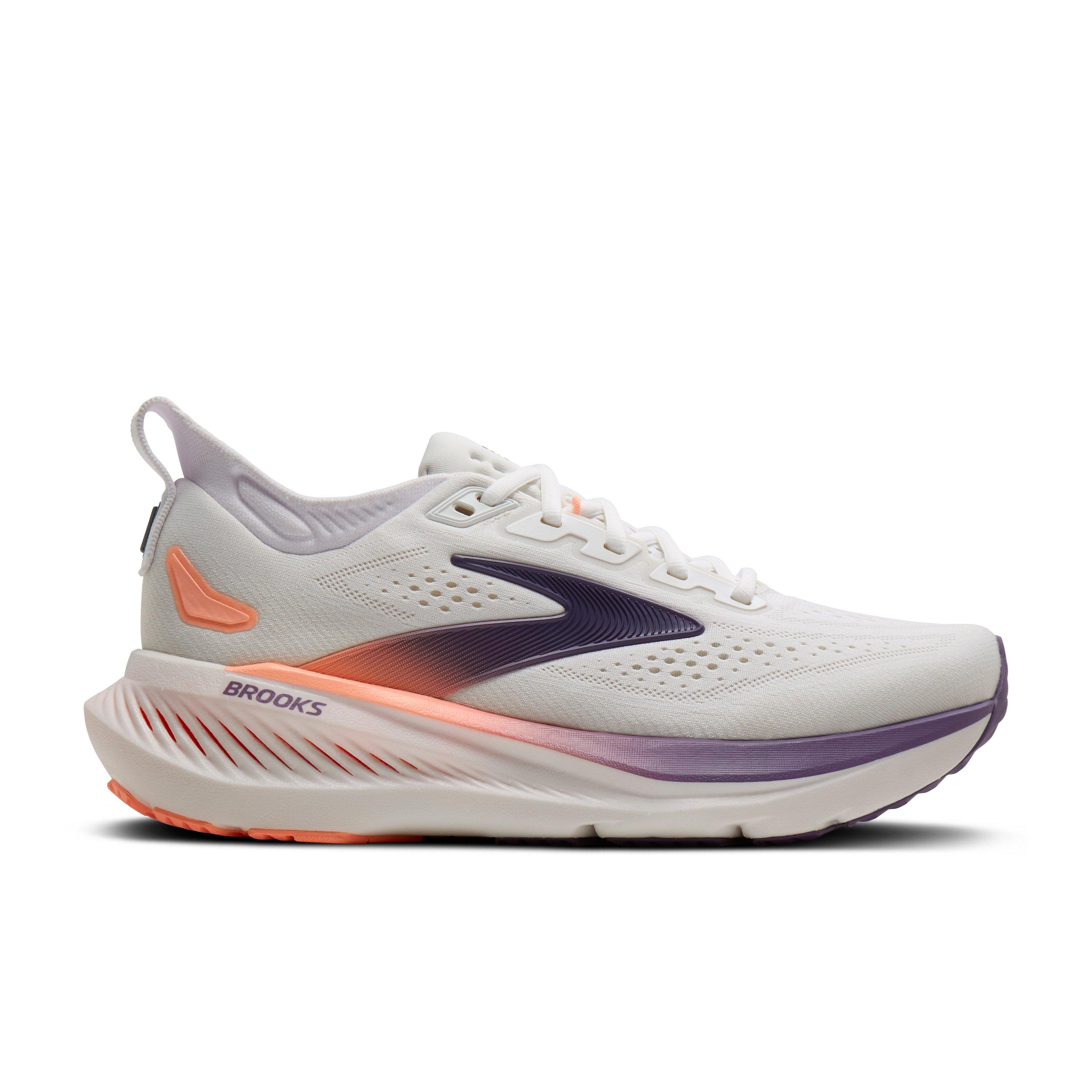 Brooks Glycerin 23 "White/Mulled Grape/Clear" Women's Running Shoe - WHITE/GRAPE/CLEAR